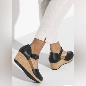 Birkenstock Papillio Black Leather The Mary